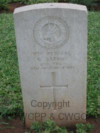 Dar Es Salaam War Cemetery - Arends, G